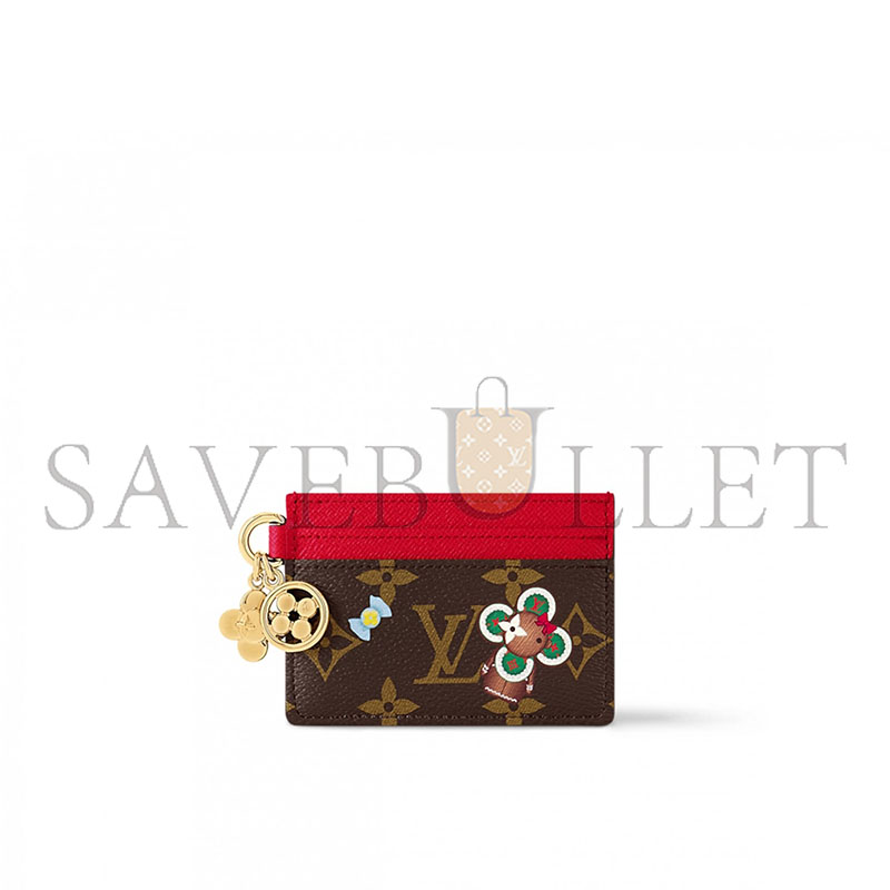 LOUIS VUITTON MASTER LV CHARMS BUSINESS CARD HOLDER M12215 (10.2*7.3*0.3cm)